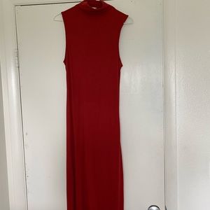 A New Day mock neck mid length dress size small